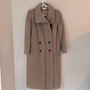 Cedarhurst Classics Wear in Good Health Taupe Tan Wool Coat